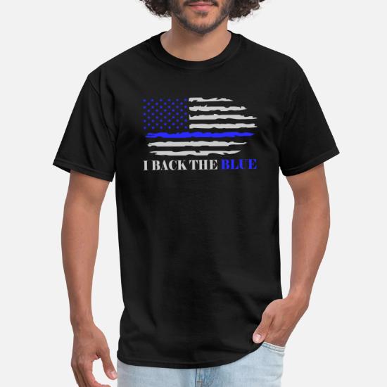 I BACK THE BLUE Support Police Apparel 